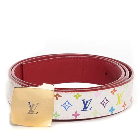 white louis vuitton belt cheap